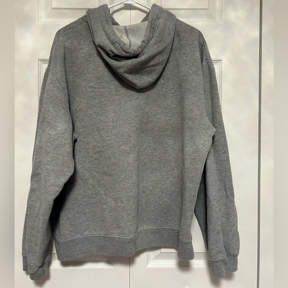 GAP Heather Gray Logo Hoodie - Picture 2 of 4